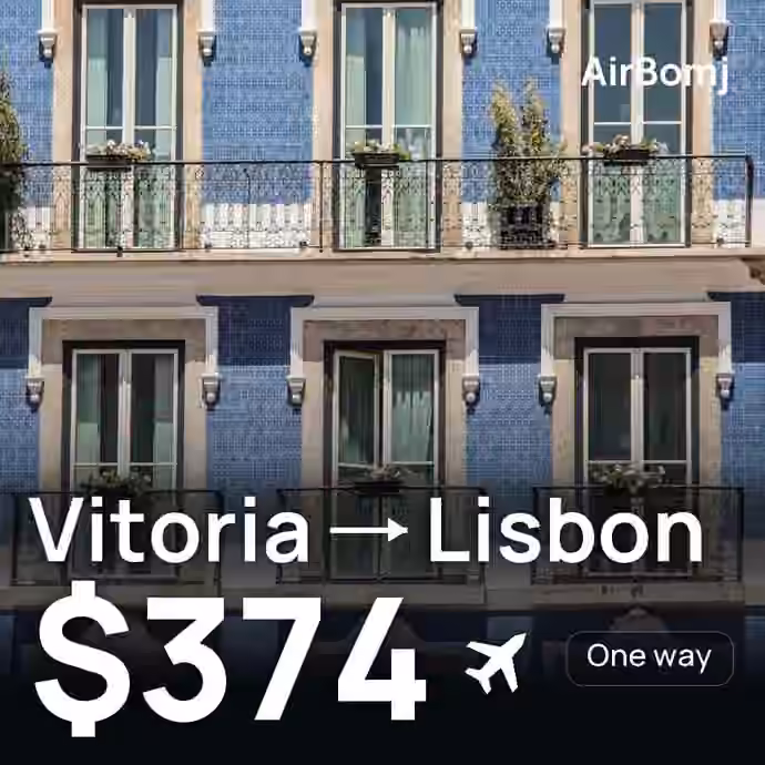 Vitoria → Lisbon for $374