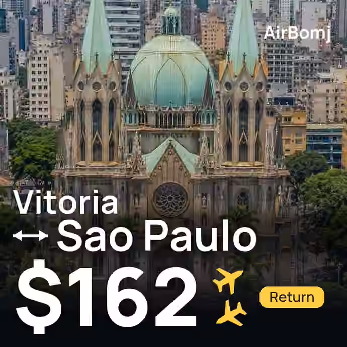 Vitoria → Sao Paulo for $162