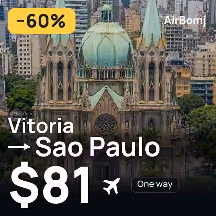 Vitoria → Sao Paulo for $81