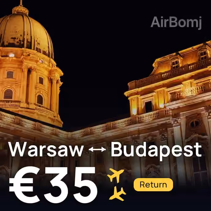 Warsaw → Budapest for €35