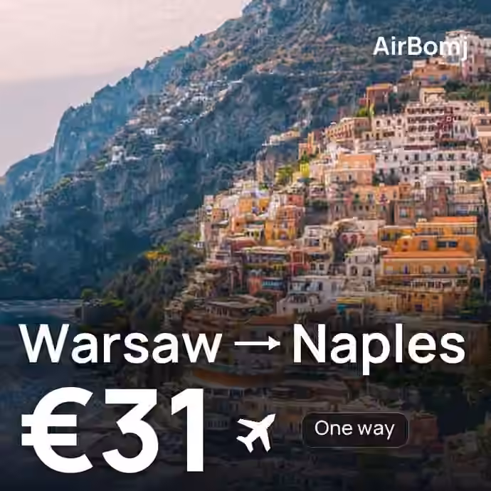 Warsaw → Naples for €31