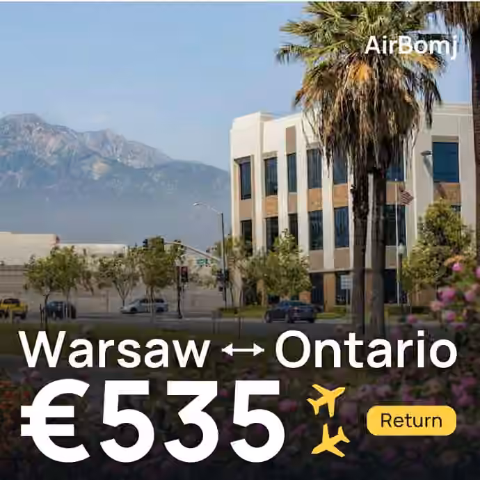 Warsaw → Ontario for €535