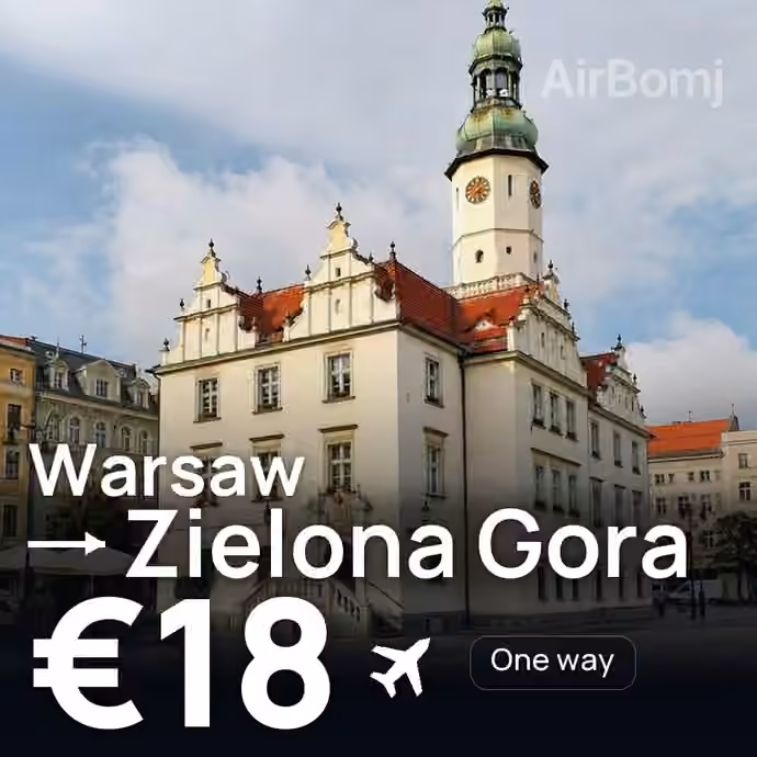 Warsaw → Zielona Gora for €18