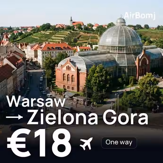 Warsaw → Zielona Gora for €18