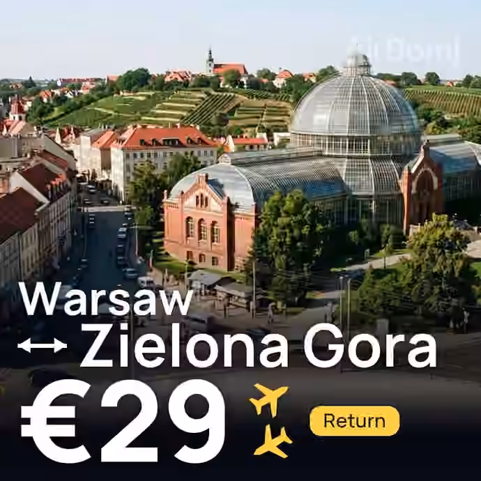 Warsaw → Zielona Gora for €29