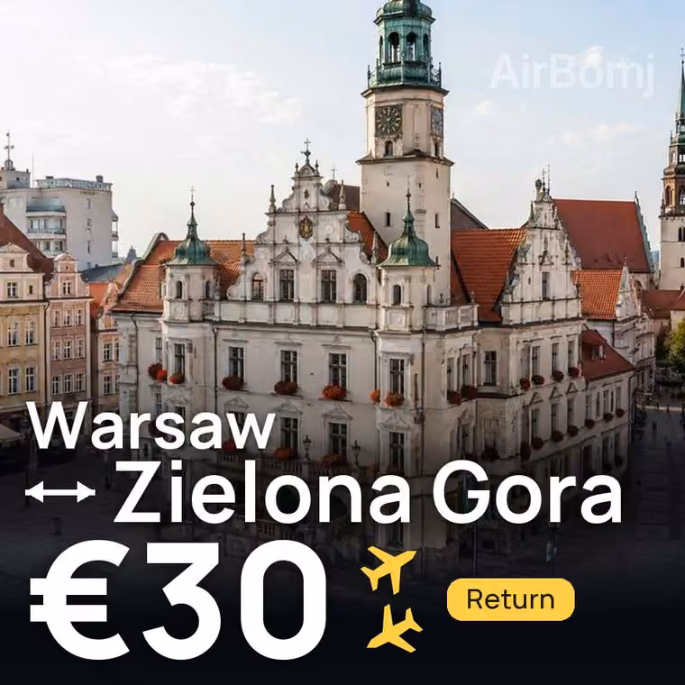 Warsaw → Zielona Gora for €30