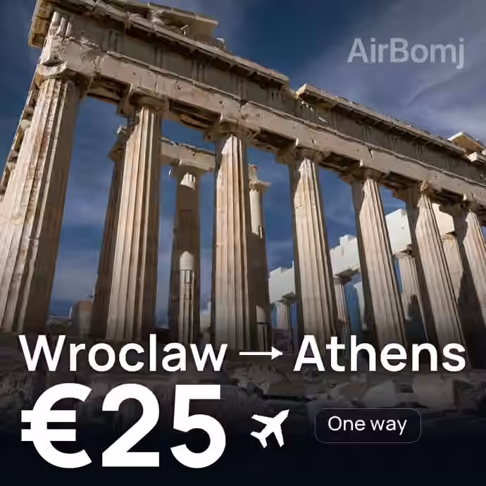 Wroclaw → Athens for €25