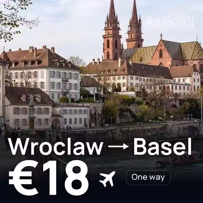 Wroclaw → Basel for €18