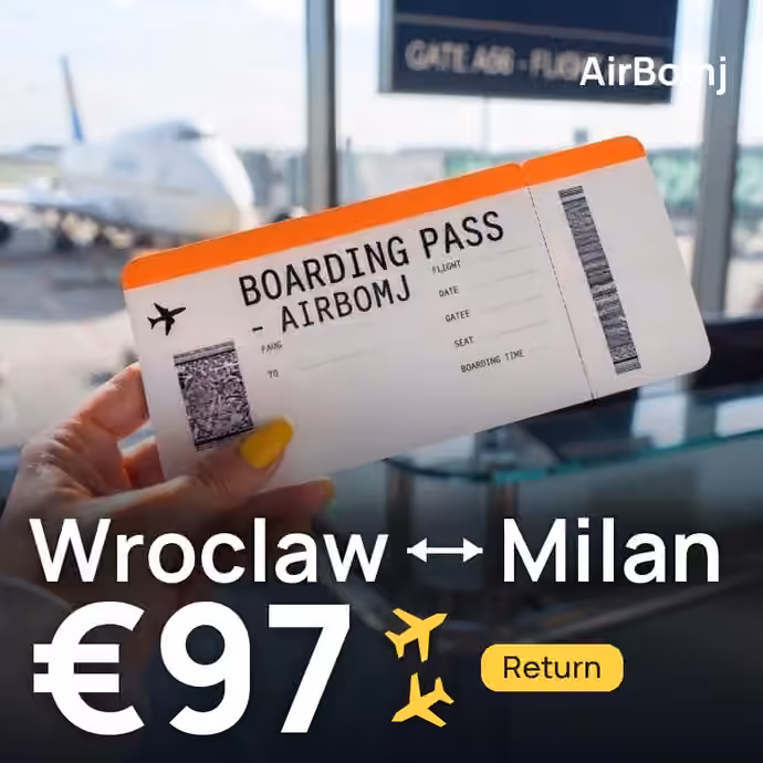 Wroclaw → Milan for €97
