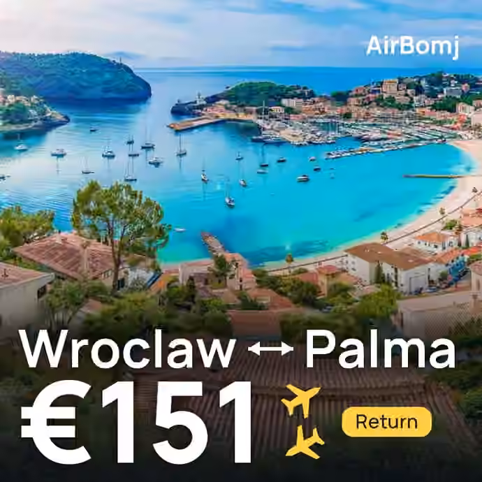 Wroclaw → Palma for €151