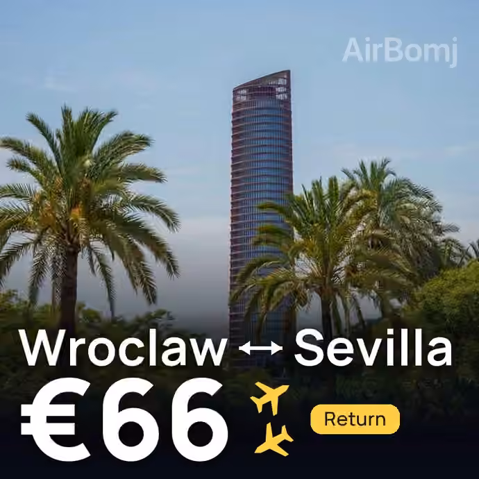 Wroclaw → Sevilla for €66