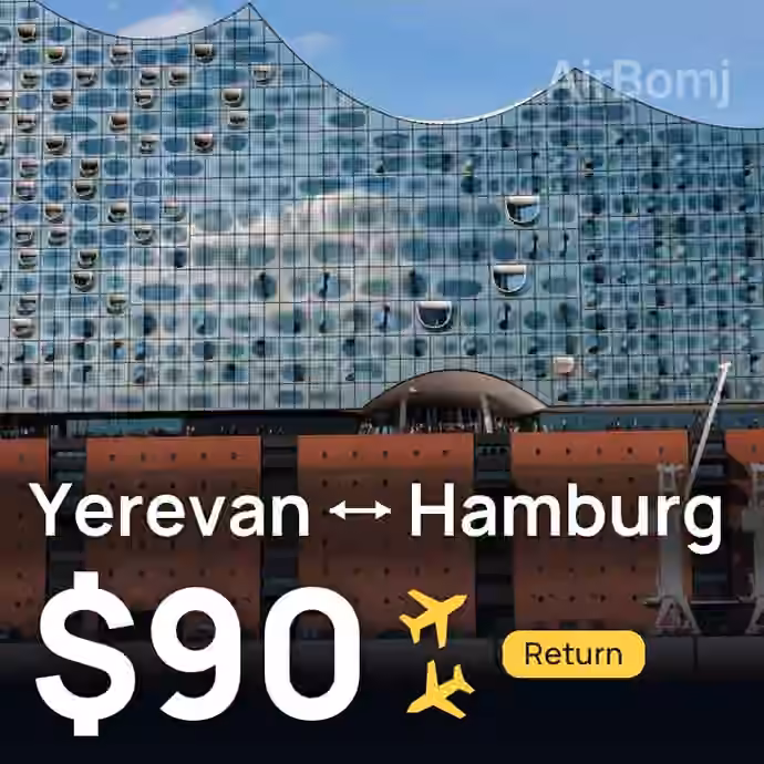 Yerevan → Hamburg for $90