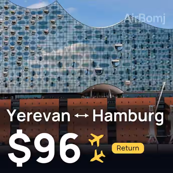 Yerevan → Hamburg for $96
