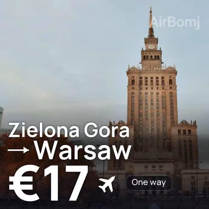 Zielona Gora → Warsaw for €17